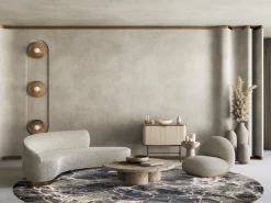 Round Rug - Marly (svart) 7 Round Rug - Marly (svart) -Viscose Rugs Shop svart2a .jpg 1