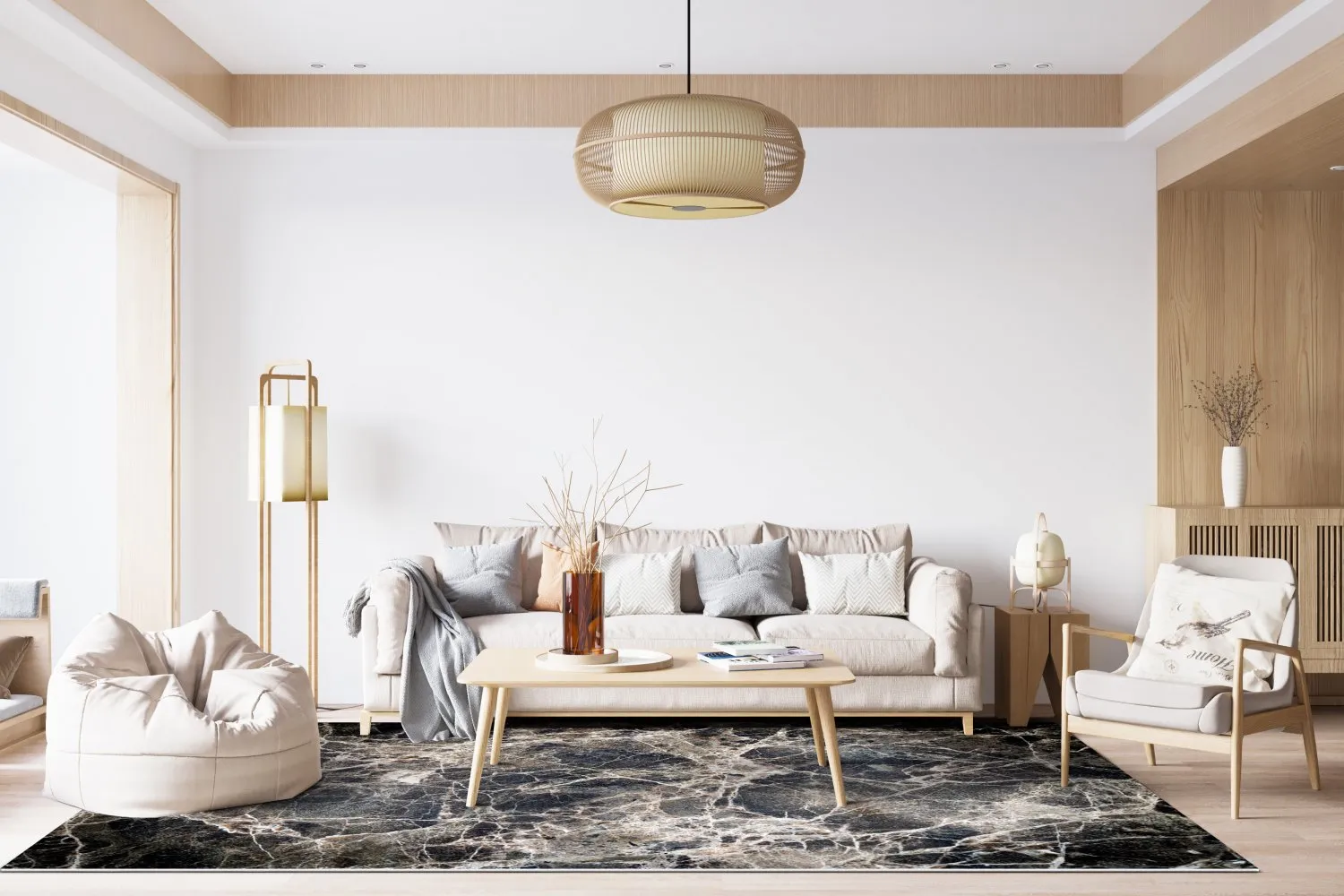 Wilton Rug - Marly (svart) 4 Wilton Rug - Marly (svart) - Image 2