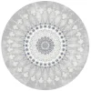 Round Rug - Sandrigo (grey/white)