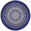 Round Rug - Sandrigo (blue/beige)