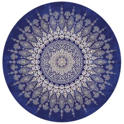 Round Rug - Sandrigo (blue/beige)