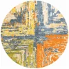 Round Rug - Tizzano (orange/multi) 1 Round Rug - Tizzano (orange/multi) -Viscose Rugs Shop tizzanorund.png