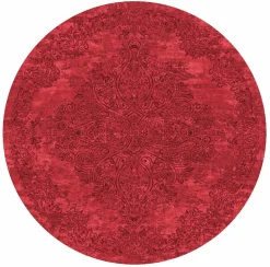 Round Rug - Valenza (red)