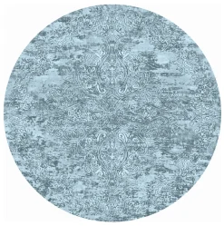 Round Rug - Valenza (blue)